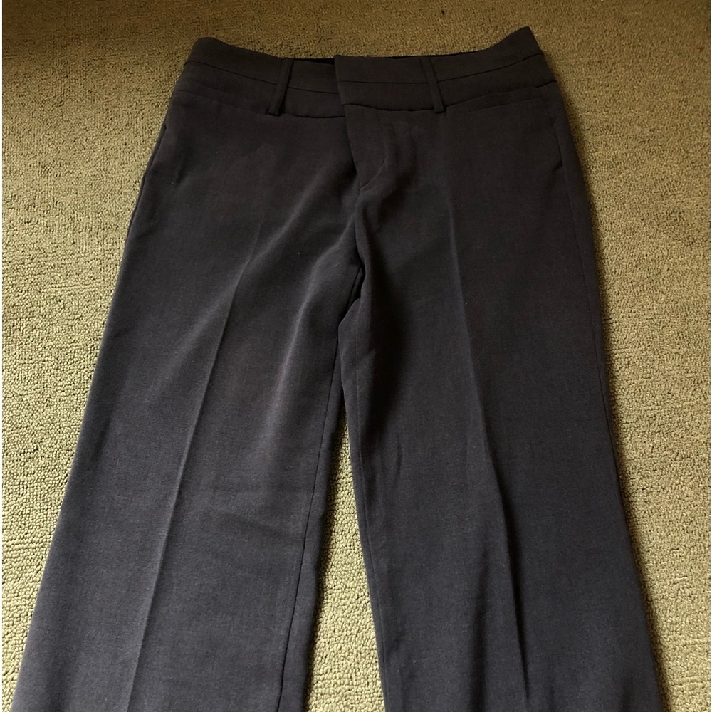 Gray trousers